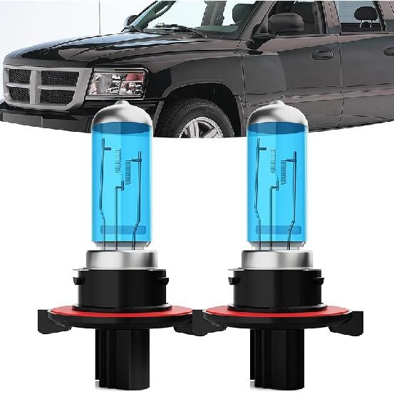 Halogen Headlights Fit For Dodge Dakota 1997-2004 Headlight Bulbs,9007/HB5 High/Low Beam + 880/881/H27 Fog Light Bright Light Combo,Plug And