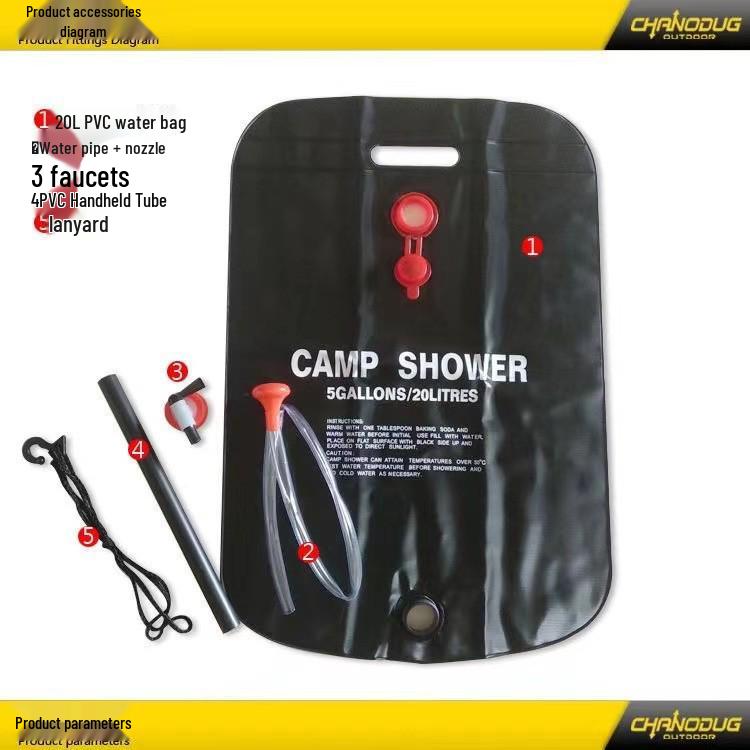 Folding Outdoor Camping Shower Bag – Portable Water Storage for Travel & Picnics