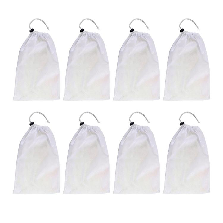 Multipurpose Swimming Pool Leaves Cleaner Bag with Locking Cord Pool Leaves Vacuum Net Bag for Pools Pond Aquariums