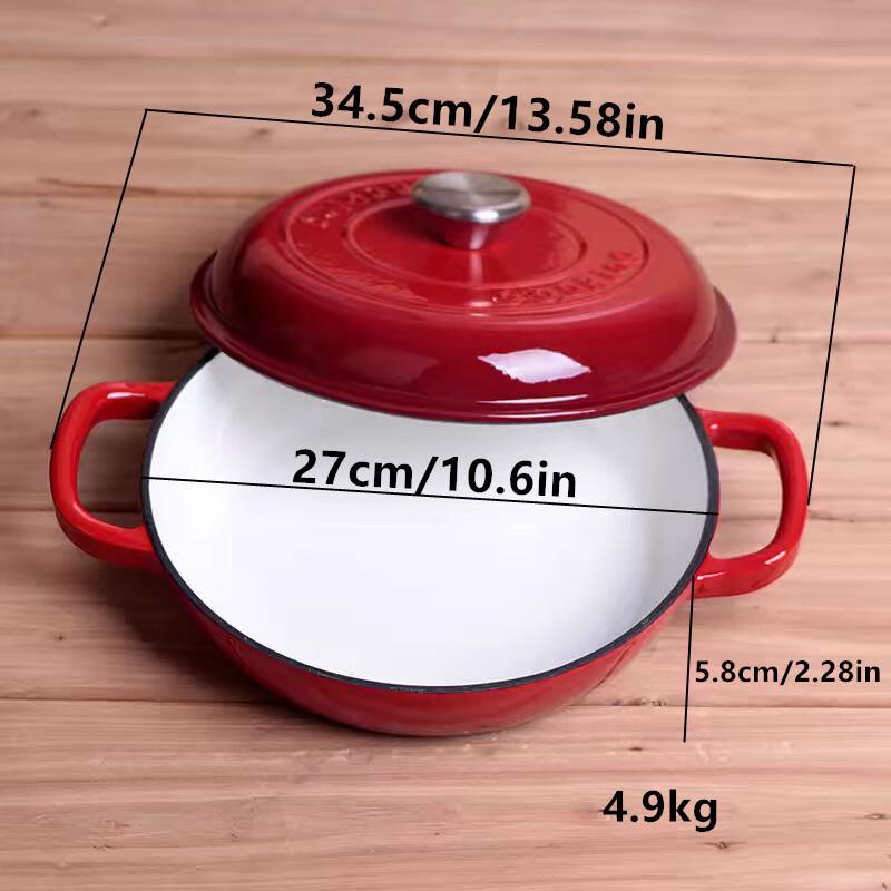 Enamel Cast Iron Multi-functional Pot