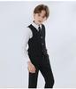 Boys' Academy Style Solid Color Vest for Formal Events and Page Boys