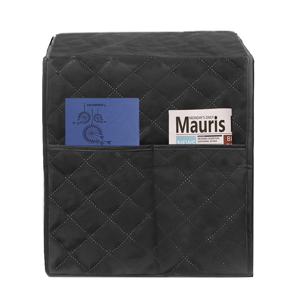 1 Pc Coffee Machine Cover 13.4*12.3*14.17 In Accessories Black