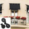 20/50/100PCS Round Plastic Sunshade Clips Shade Cloth Clips Shade Netting Black Clips Reusable Tent Clips Accessory