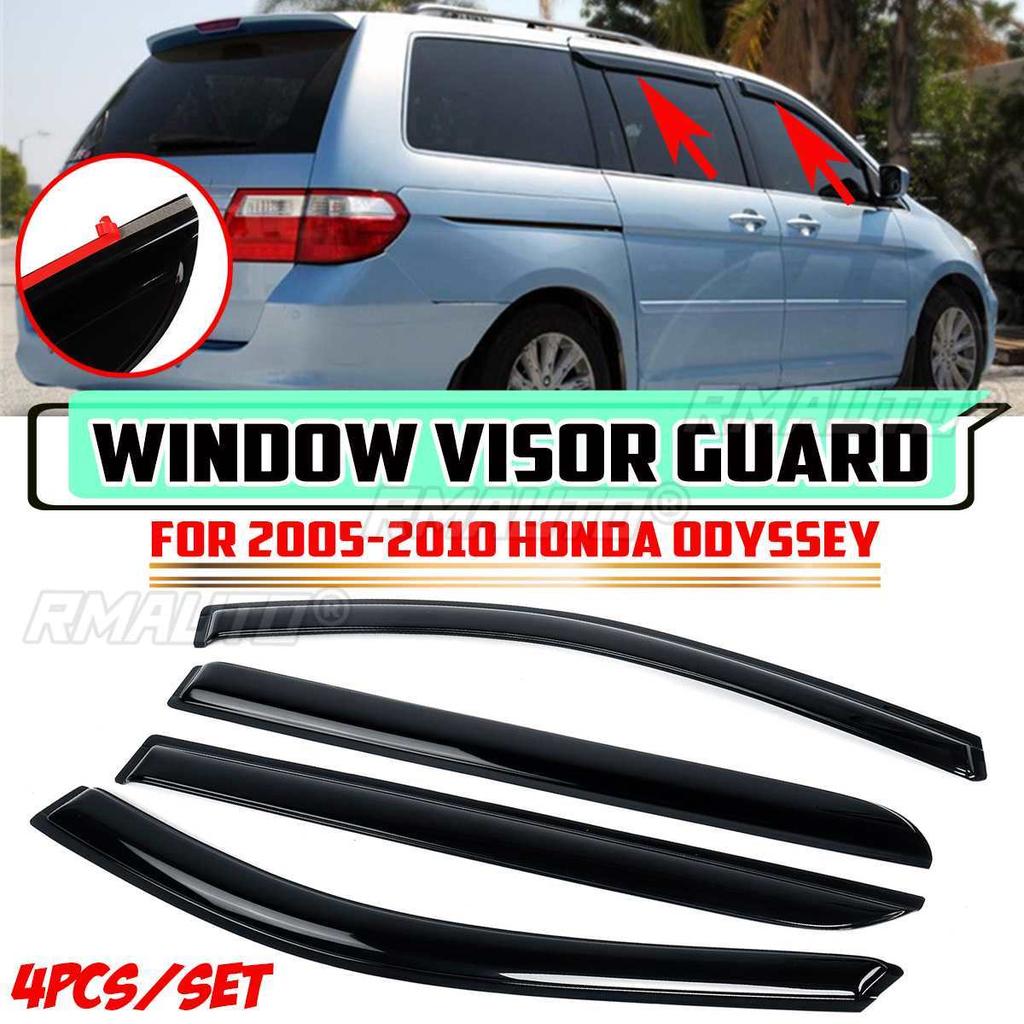 For Honda Odyssey 2005-2017 Car Side Window Visors Deflector Rain Guard Decoration Awnings Shelters Window Visor Rain Guard