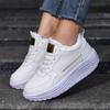 TUINANLE Women's High Top Cotton Sports Boots Winter Thick Warm Velvet Lining Sneakers Plush Shoes