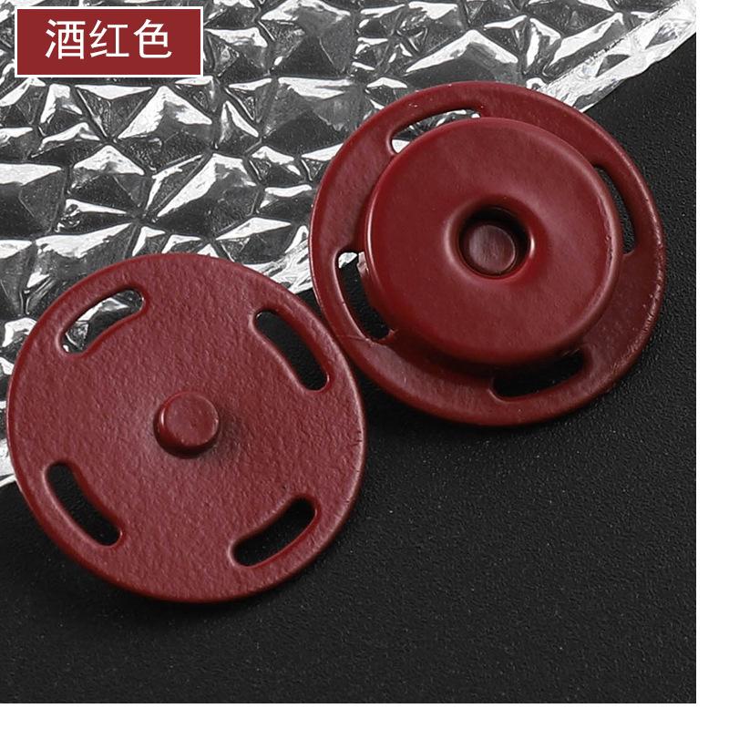 Color Magnet Buckle Wheel Model, Hidden Buckle, Sub-Mother Buckle, Magnetic Buckle, Invisible Buckle, Coat, Magnetic Buckle.