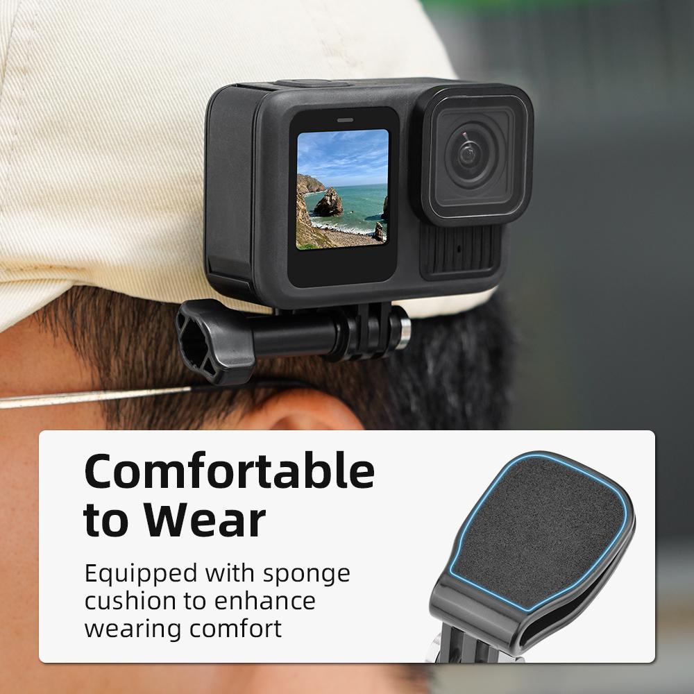 Hat Clip Mount for Insta360 GO 3S/3 Action Camera ABS+PC Cap Clamp Holder