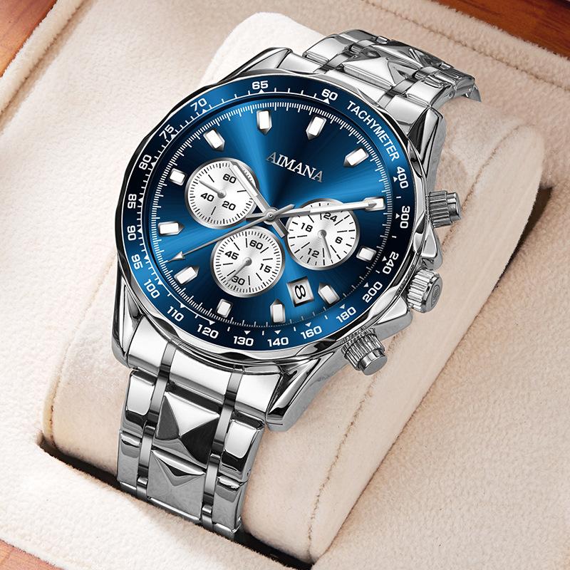 Swiss Waterproof Luminous Men s Watch Multifunctional Quartz Watch
