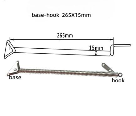 1PC boat hatch spring support Marine Hardware Stainless Steel Hatch Lid Adjuster Spring Boat hatch Holder Top Mounting Bar