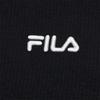 FILA Original Classic Simple Comfortable Versatile Slim Fit Stand Collar Half Zip Knit Long Sleeve T-Shirt Women Tops Black F11W549216FBK
