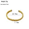 Trendy Square Bar Copper Wire Woven Bracelet - Wide Braided Niche Jewelry for Women