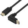 90 Degree Angle Type C Cable Charging Wire Long Fast Charging 10Gbps Data Transfer Cord for Phone Tablet Laptop