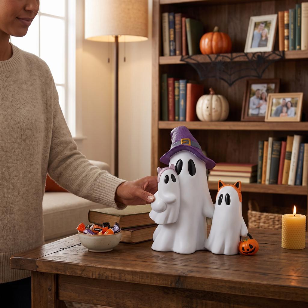 Halloween Family Decoration Set Figurines for Home Decor House Party Supplies