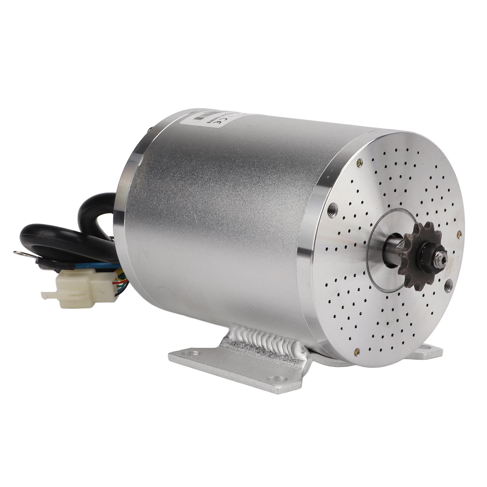 72V Elektrische Borstelloze DC Motor 3000W BLDC Motor met 11 Tands Tandwiel voor Elektrische Scooter Fiets Go Kart gray