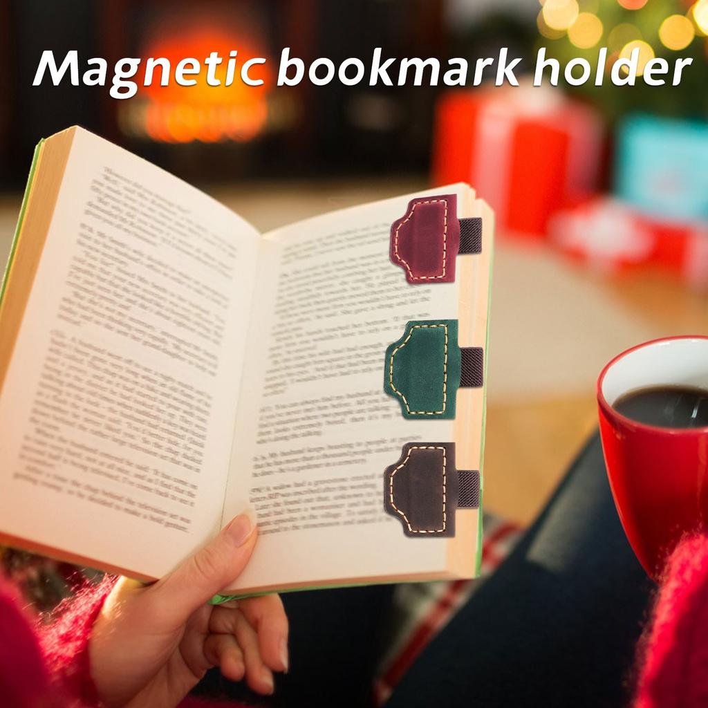 Ručně vyráběný magnet Retro Magnetický sací držák na tužky Vložený magnetický držák záložek