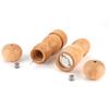 Wood Pepper Grinder Pepper Mill,Adjustable Coarseness 6/8/10 Inch Wooden Peppermill, Ceramic Grinding Mechanism Salt Mill
