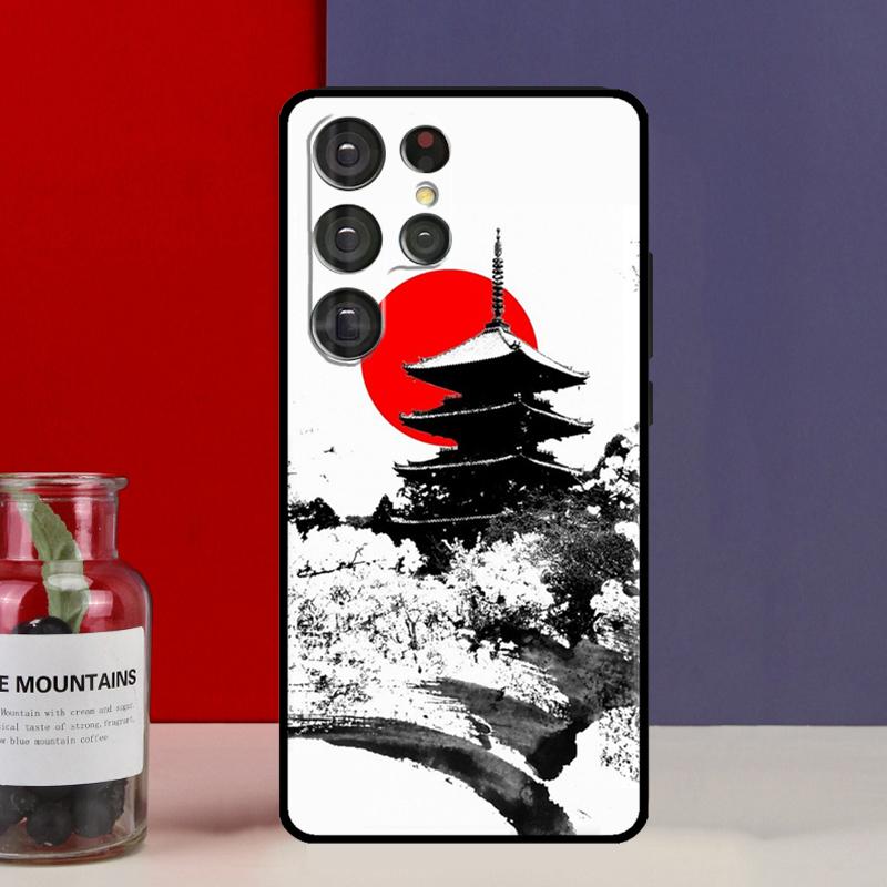 Japanese Temple Kyoto Funda Case For Samsung Galaxy S25 Ultra S9 S10 S20 S21 S22 Plus S23 FE S24 Ultra Phone Cover