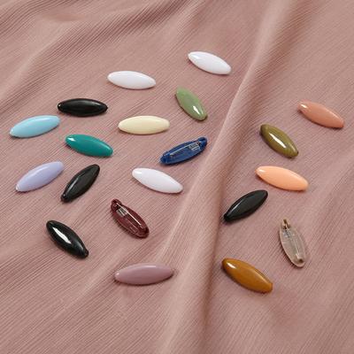 8pcs/set Solid Color Hijab Brooch Fix Scarf Safety Pin High Quality Baby Brooch