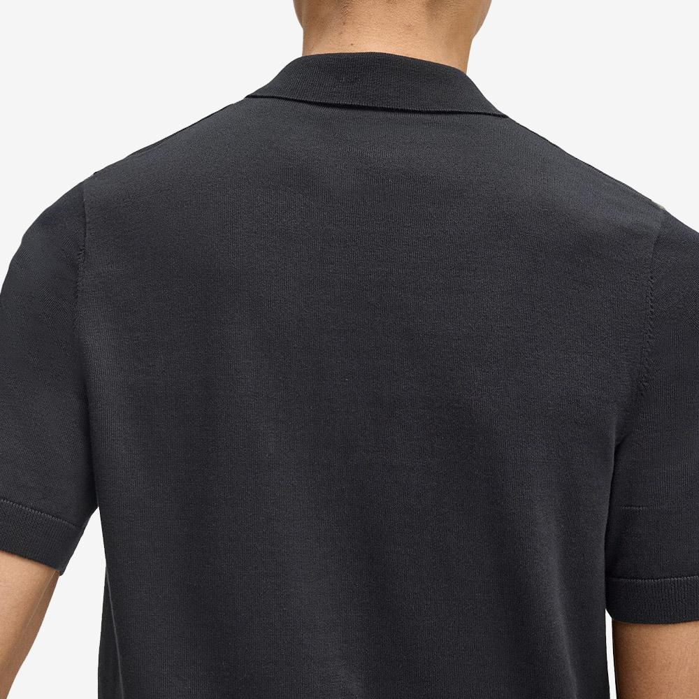 FRED PERRY [Sharp] Argyle Knit Shirt - Black Afpm2531317-102