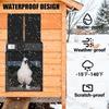 Automatic Chicken Coop Door Opener with Timer Seting & LCD Screen Anti-Pinch Design Full Aluminum Door for Chicken House