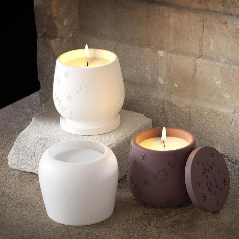 Diy Epoxy Resin Constellation Candle Cup Storage Jar Silicone Moulds