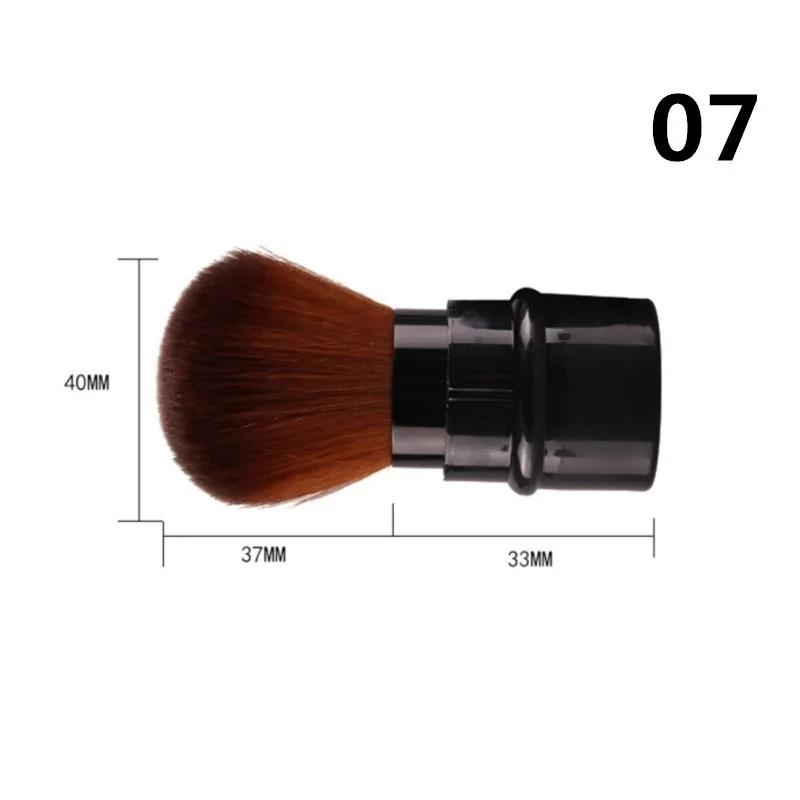 New Telescopic Powder Blusher Brush High-quality Makeup Brush Tail Cargo Clearance Portable Multi-color Powder Makeup Brushs