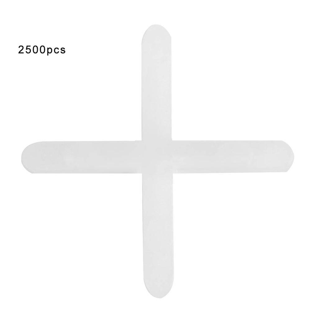2500Pcs Ceramic Tiler Plasitc Tile Spacer Plumber Reuseable Leveling System 1mmCelsius1.5mm