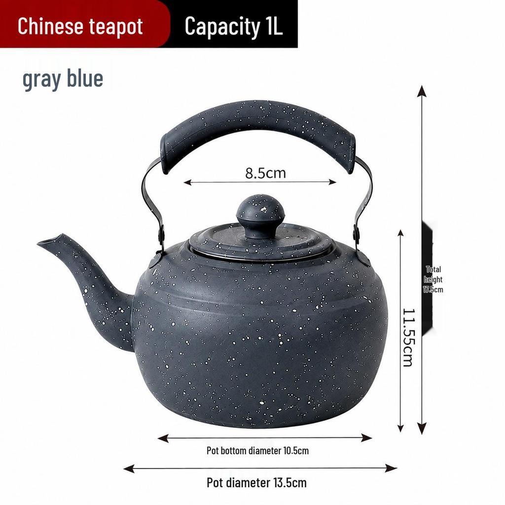 Thickened Stainless Steel Water Kettle with Strainer, Induction and Stove Compatible for Outdoor Use