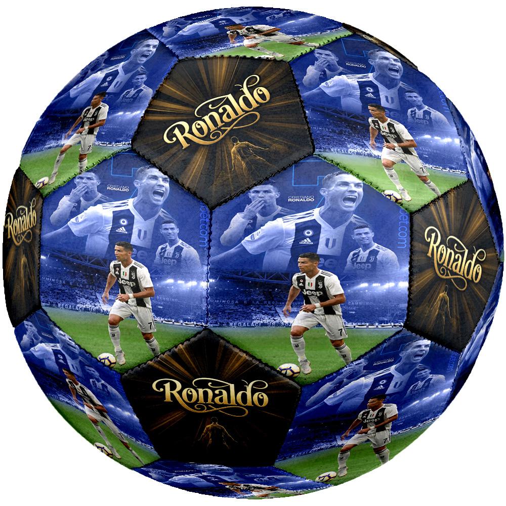 Ronaldo's Juventus Celebration Size 5 Soccer Football Machine-Stitched Indoor/Outdoor Training and Matches Soccer Accessory