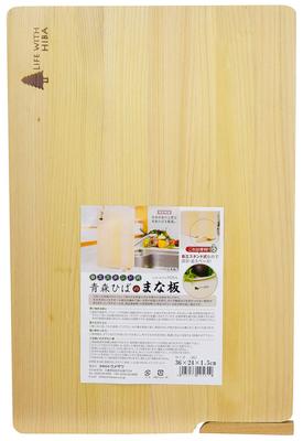 Umezawa Wooden Cutting Board Aomori Hiba with Stand Large 36 X 24 X Cm Made In Japan 205629 1.5