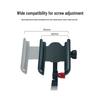 QUICKLOCK Multi-Functional Bike Mount: Phone Holder, Computer Stand, and Camera Arm in Aluminum Alloy