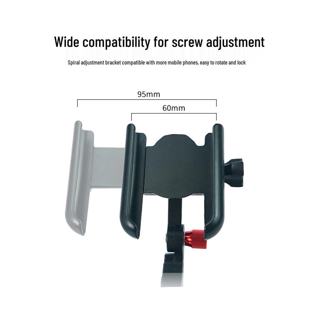 QUICKLOCK Multi-Functional Bike Mount: Phone Holder, Computer Stand, and Camera Arm in Aluminum Alloy