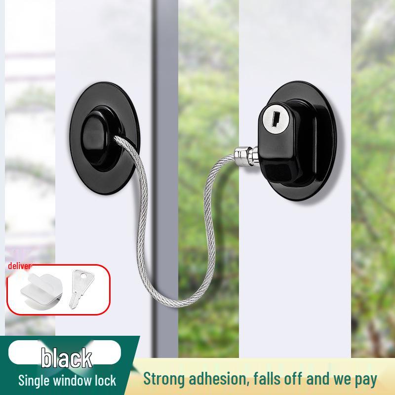 High-Rise Window Child-Safe Anti-Theft Casement Lock