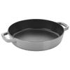 Double Handle Frying Pan, Gray, 20cm, Skillet, Cast Iron, Enamel, Induction Cooktop Compatible, [Official Japanese Retailer] 40511-660