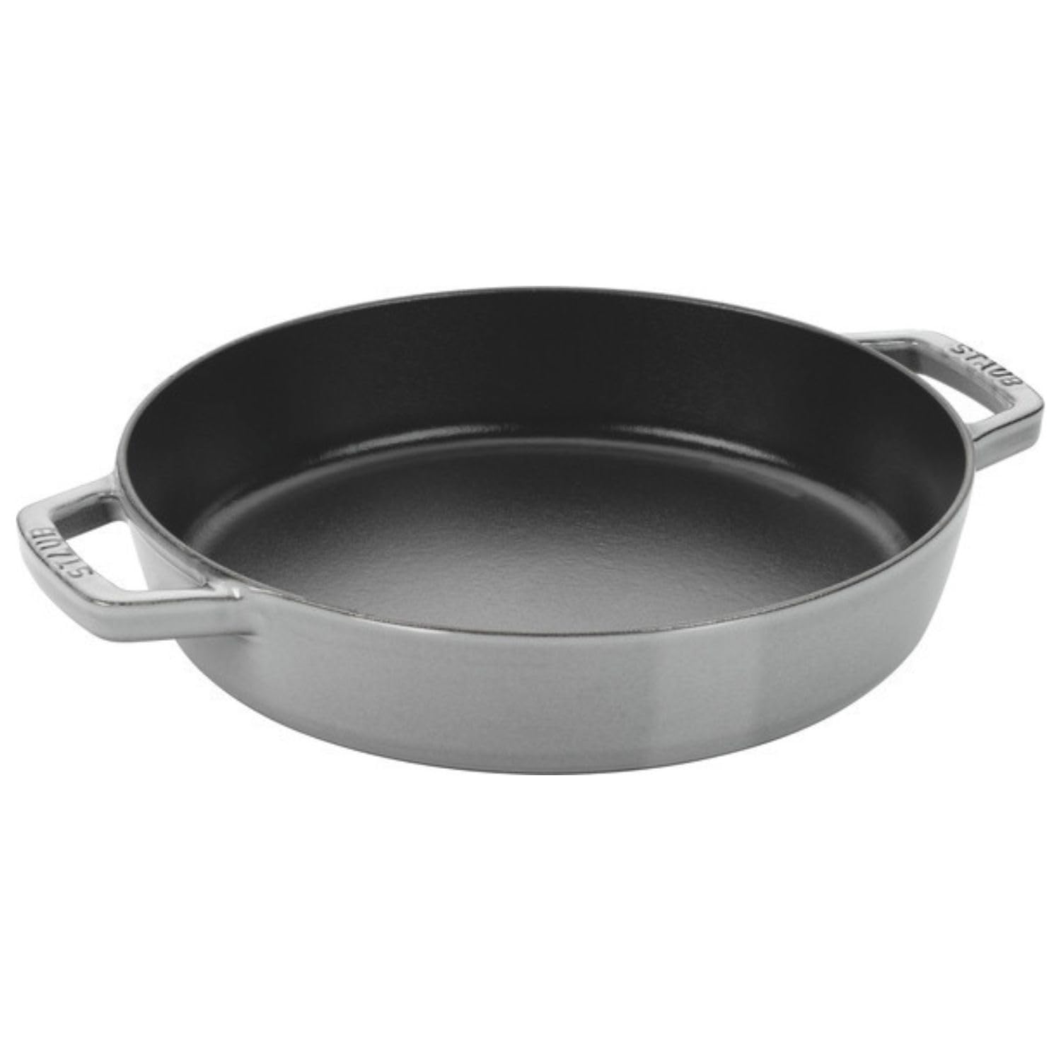 

Staub Double Handle Frying Pan, Gray, 20cm, Cast Iron, Enamel, Induction Compatible, Officially Sold in Japan, 40511-660