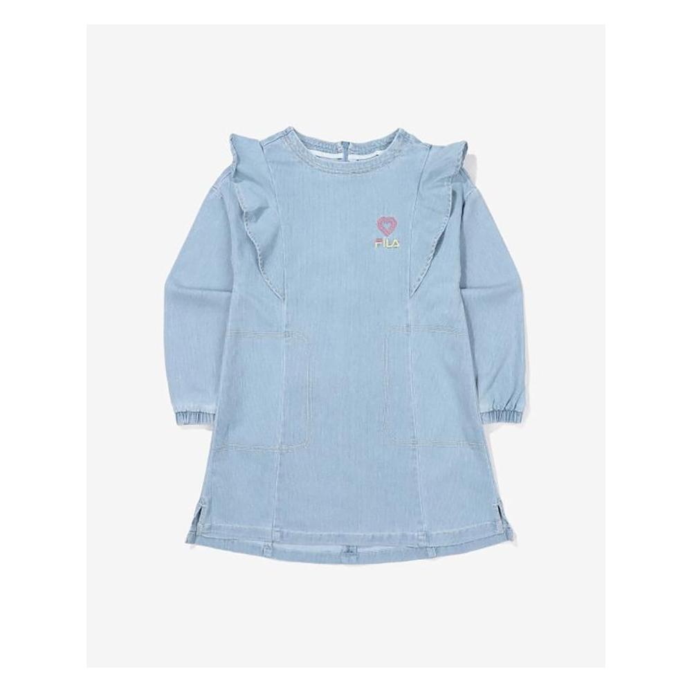 [fila Kids] Girls Denim Dress  Fk2opf1110f Lde  q0zFk2opf1110fLde
