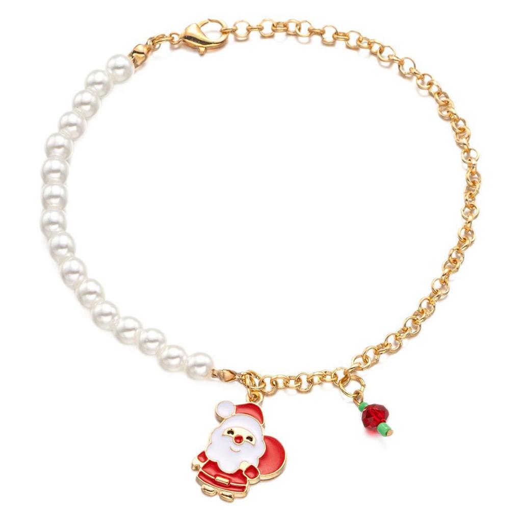 Christmas Alloy Jewelry: Tree, Santa, Snowman, Reindeer, and Bell Designs