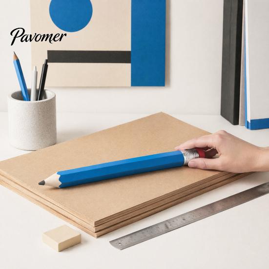 Large Stationery Prop Giant Pencil, Extra Wood Novelty Prop, Smooth Writing Wooden Pencil Stationery, for Carpentry And Party Favors Refillable