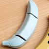 Knife Sharpener 2 Slot Kitchen Knives Sharpen Blade Sharpening Tool Banana Design Decor Grey