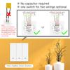 MOES NO Neutro No Condensatore Zigbee 3.0 Pulsante a Muro Wireless Interruttore Luce Intelligente Tuya Standard UE UK 1/2/3 Gang