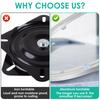 14 Inch Rotating Metal Turntables Dining Table Bearing Heavy Duty Round Dining Table Smooth Swivel Plate for Dining Table