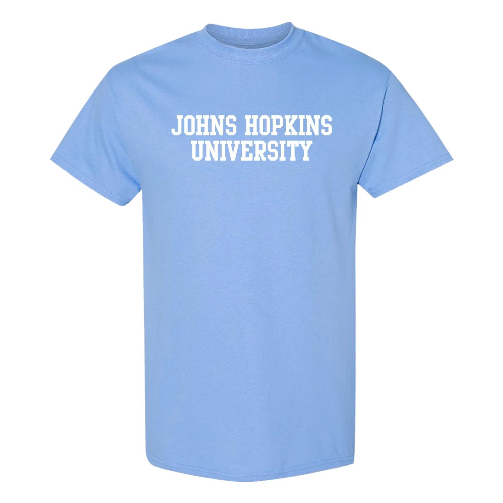 Johns Hopkins Blue Jays Basic Block T-Shirt - Carolina Blue M