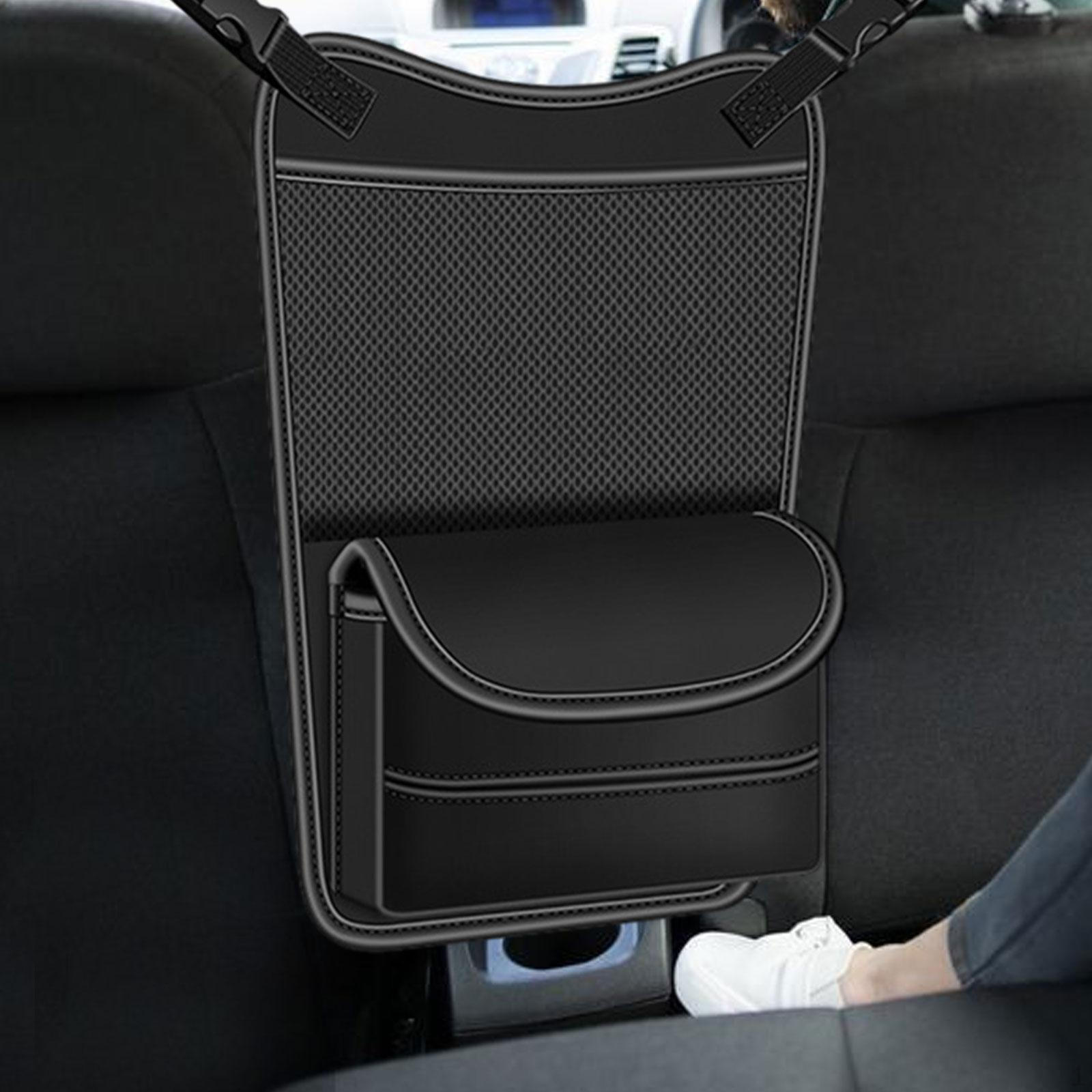 

Car Seat Organizer, Storage Organizer between Front Seats, Multifunction Mesh Pocket Net чёрный