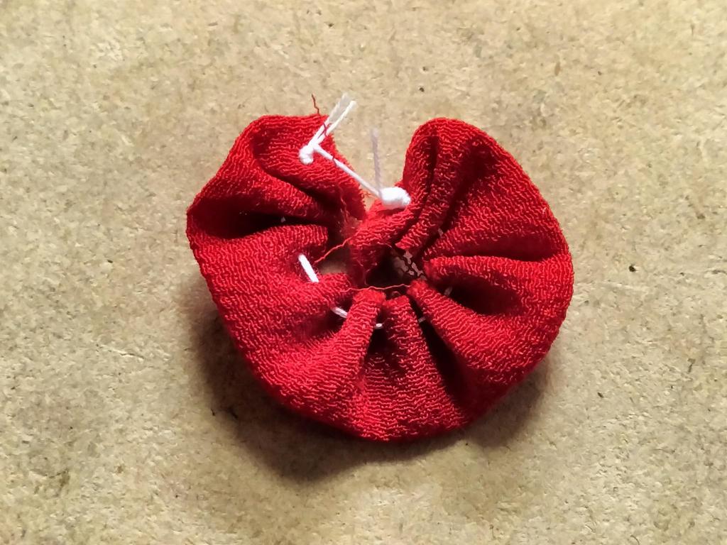 Craft Jizo Charm Made with Chirimen Smiling Handmade Chirimen Craft Kit (Crepe) - Jizo,