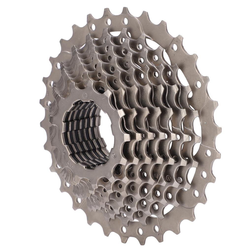10 Speed Bike Cassette Nickel Chromium Steel 11‑30T Bicycle Cassette Flywheel for Road Folding Bike