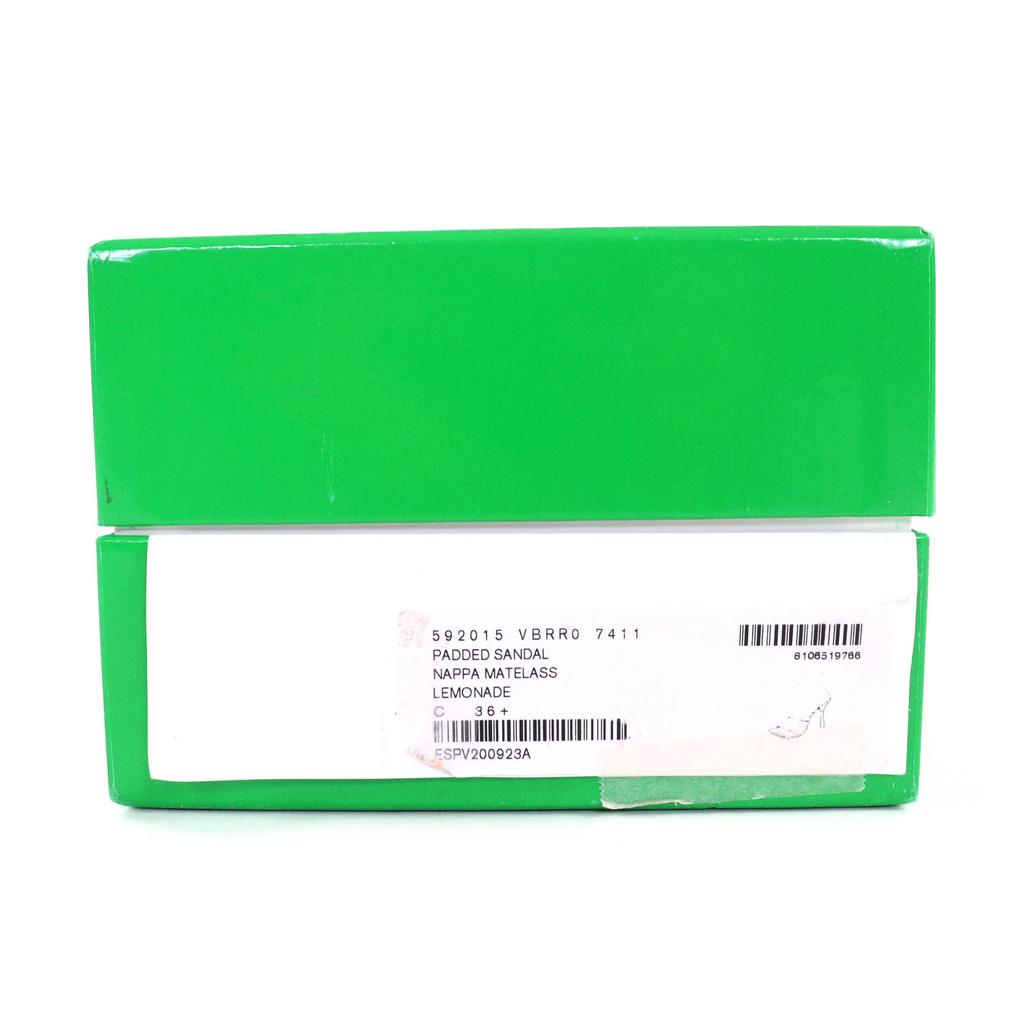 Pristine BOTTEGAVENETA Mule yellow leather Women 36.5 592015 Used