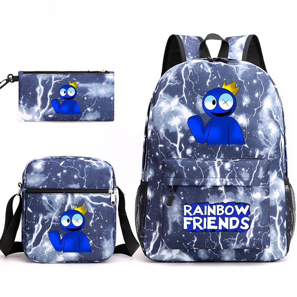Roblox Rainbow Friends Large Capacity Backpack Set With Pencil Bag And Messenger Bag
