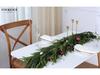Artificial PE Norfolk Pine Garland with Soft Pine Needles - Christmas Decoration Wreath