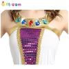 Kostium na Halloween Faraon Kleopatra Fioletowy Kostium Sceniczny Kleopatry Uniform do Gry