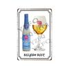 30X20CM Hoegaarden Orval Chouffe Beer Tin Sign - Vintage Metal Plate, Perfect for Bar/Pub/Kitchen/Home/Coffee Wall Decor Poster